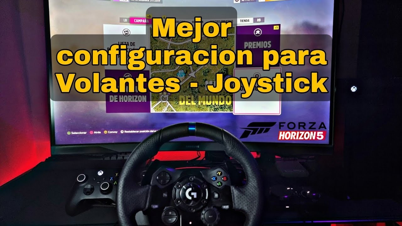 Configuracion para Volantes y Joystick Forza Horizon 5 | Xbox series X | Logitech G923