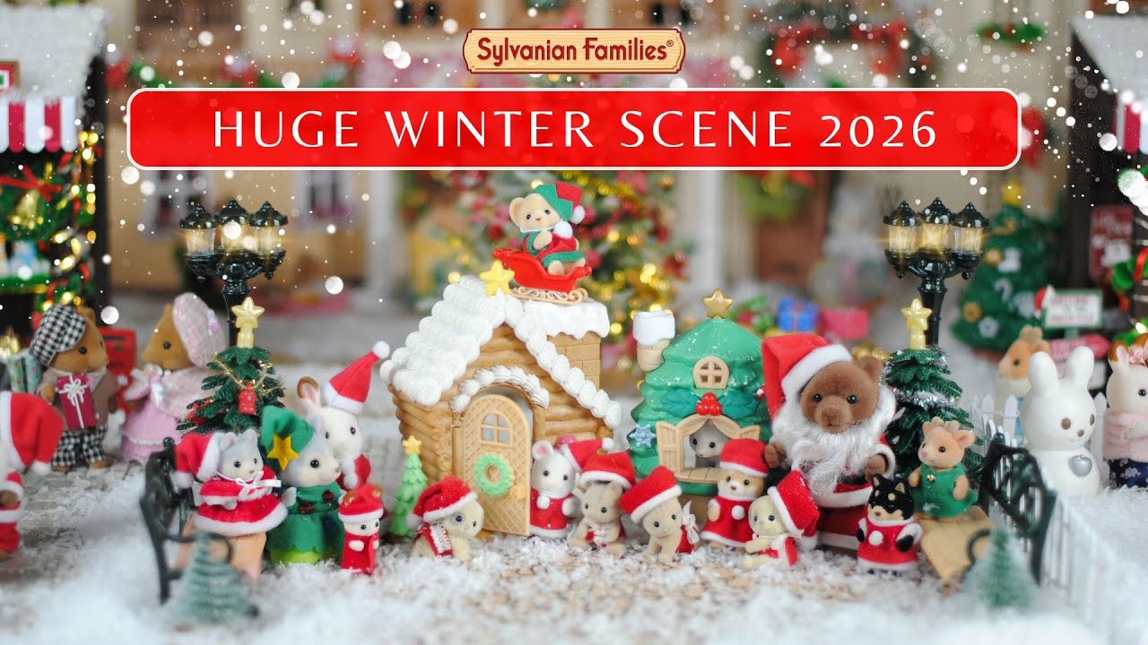 Christmas in Sylvania | Huge Winter Scene 2026 | Sylvanian Families | Set Up & Tour