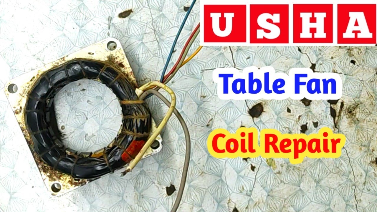 How To Repair Usha Table Fan || Usha Table Fan का Coil कैसे Repair करते है।