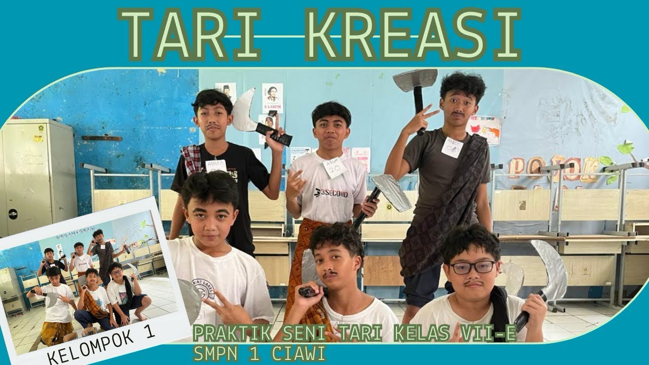 VII-E || Dokumentasi Praktik Seni Tari Siswa Kelas - KELOMPOK 1