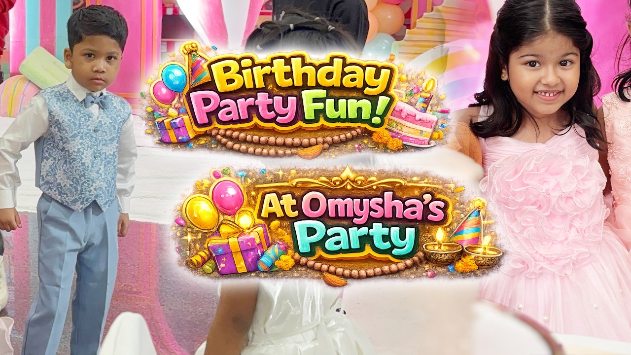 Cake, Games & Smiles 🎂🎉 | Mivaan Celebrates Omysha’s Birthday