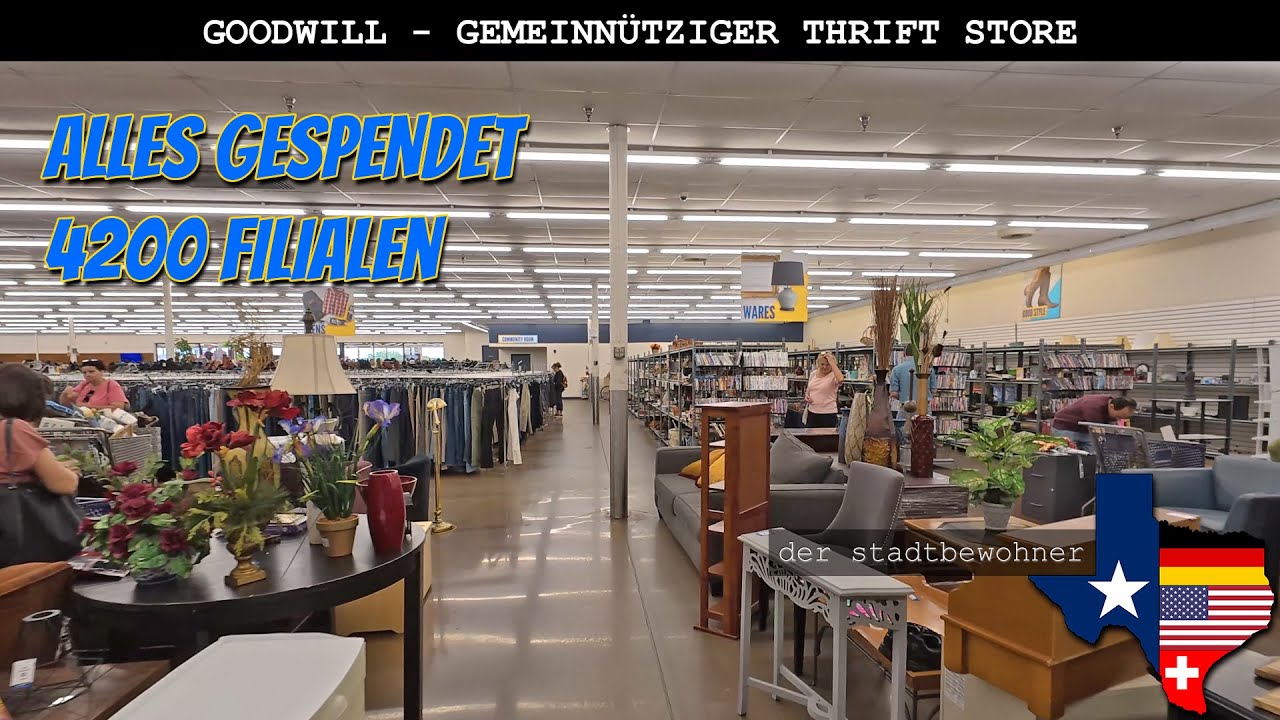 Gr&ouml;&szlig;te Second-Hand Ladenkette in den USA (Thrift Store)