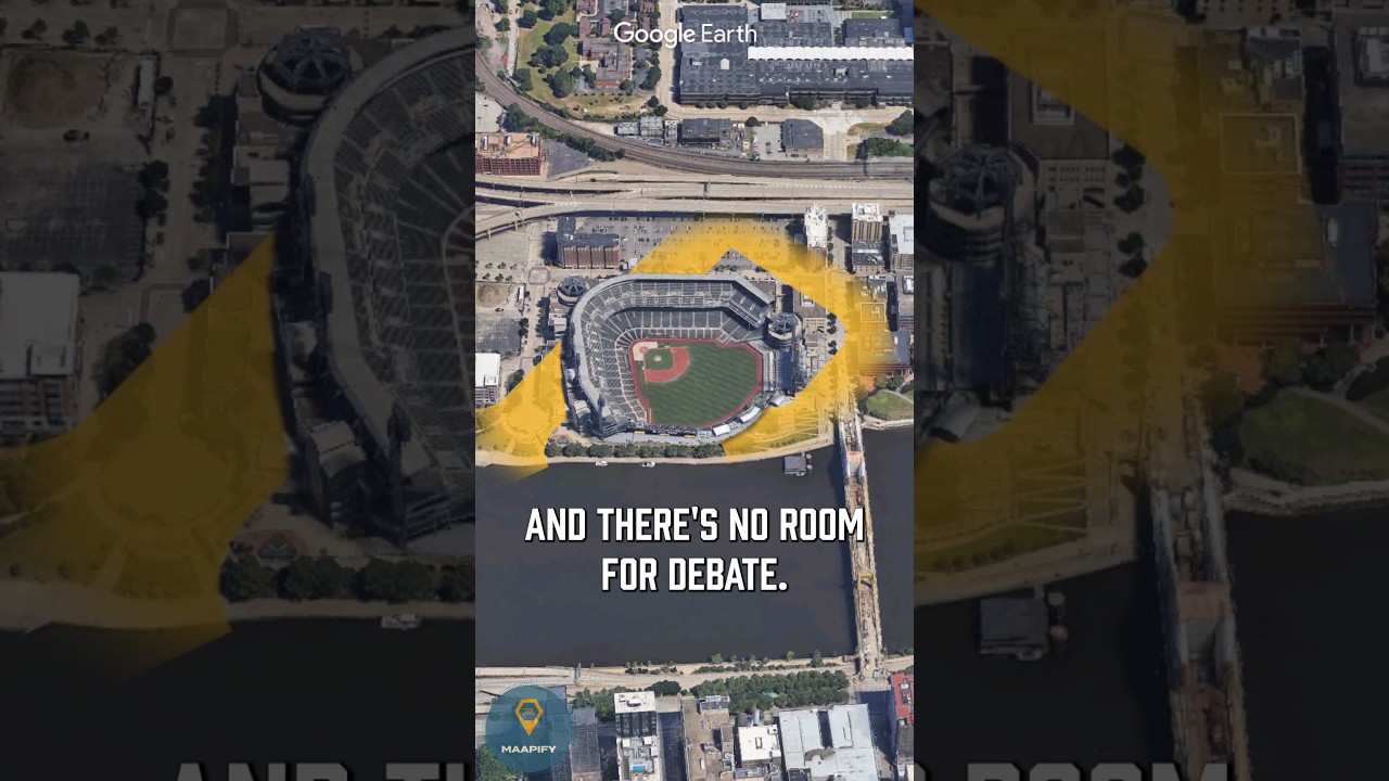 Лучший вид на стадион?🏙 #шорты #спорт #бейсбол #mlb #Pittsburgh #пираты #pncpark #pittsburghpirates