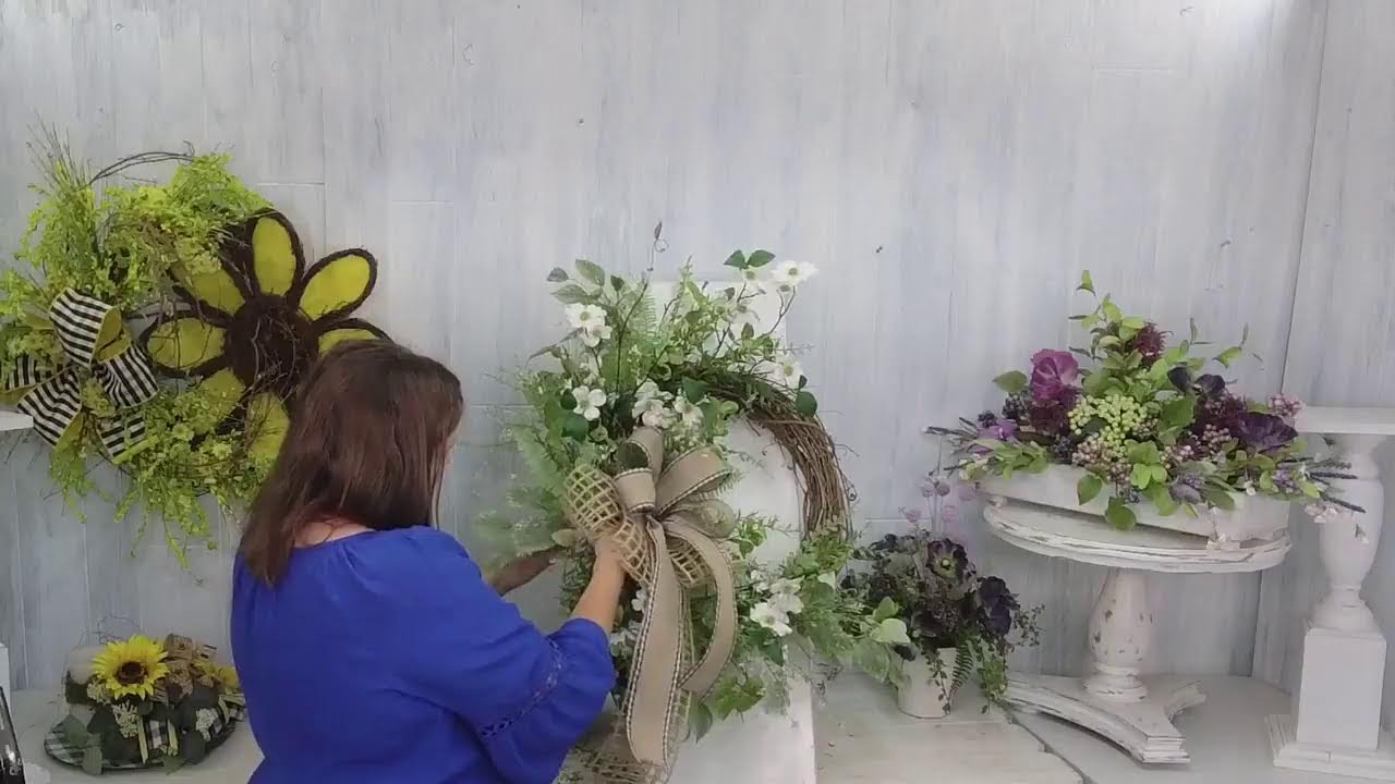 Dogwood Everyday Wreath | Restream Tutorial