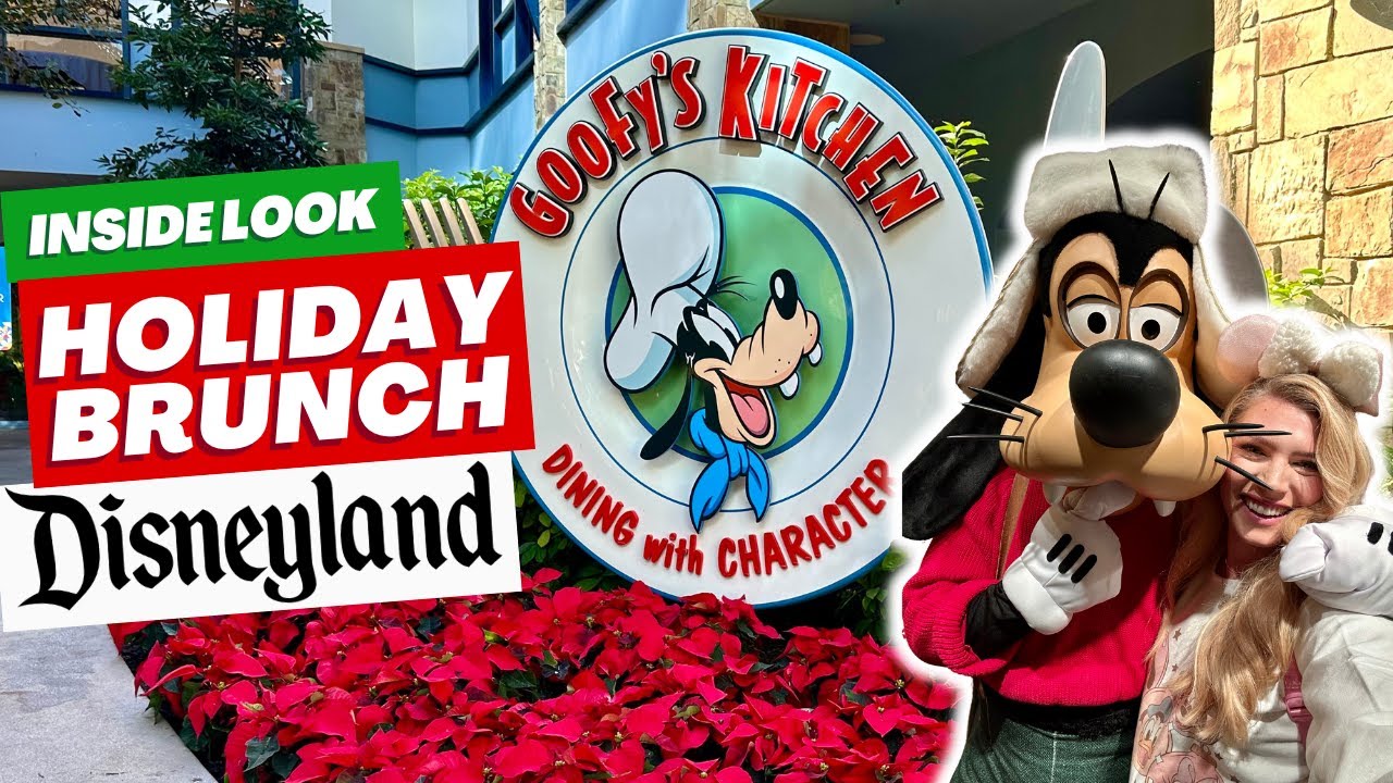 NEW Goofy's Kitchen Holiday Brunch [4K] - Disneyland Hotel 2023 - Disneyland Character Dining
