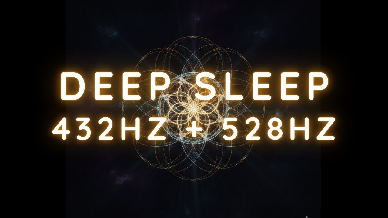 Deepest Healing Sleep: 432Hz + 528Hz + 741Hz Frequencies | DNA Repair & Inner Peace