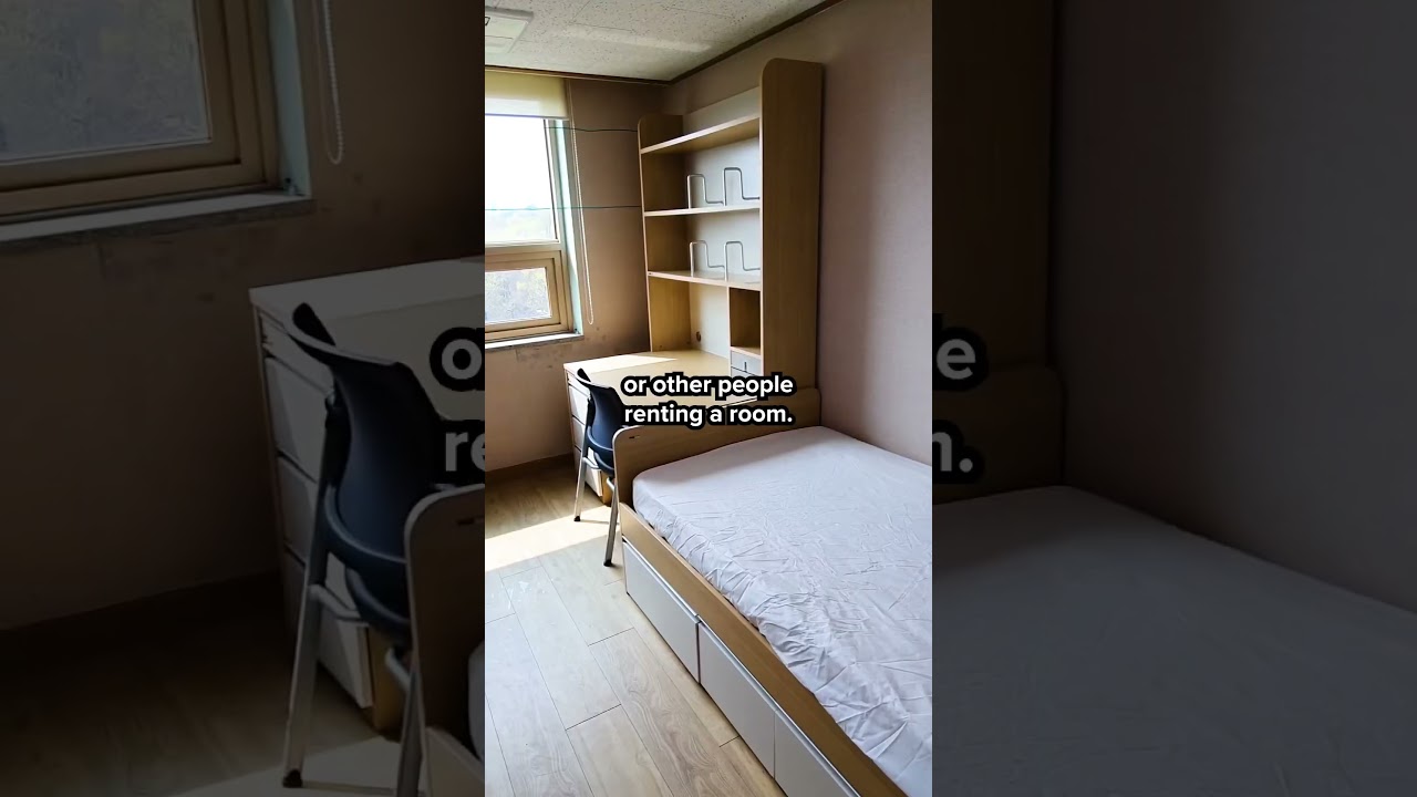 University dormitory benefits in Korea 🇰🇷