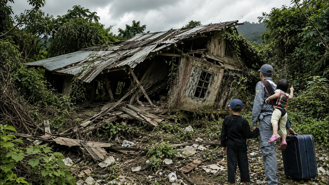 Full Video: The single dad returns after years working abroad &ndash; the truth behind the abandoned house