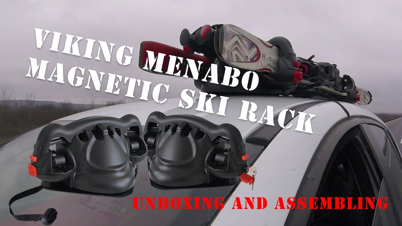 Viking Menabo - Magnetic ski carrier / rack - Unboxing and assembling