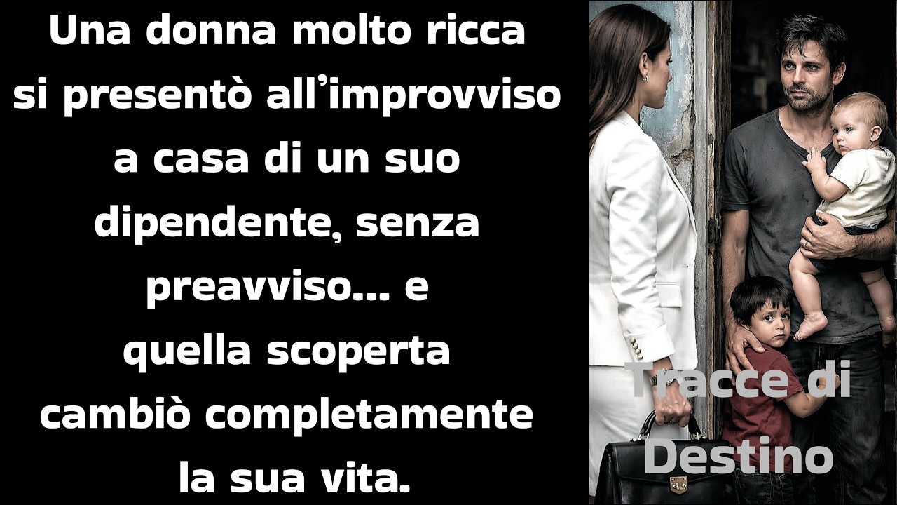 “Una donna ricca arriva a casa del suo dipendente… ciò che scopre cambia tutto”