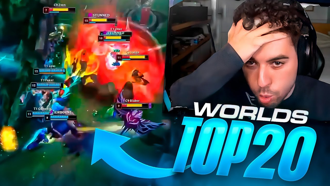 ¡20 MEJORES JUGADAS de WORLDS! *REACCIÓN* | Werlyb