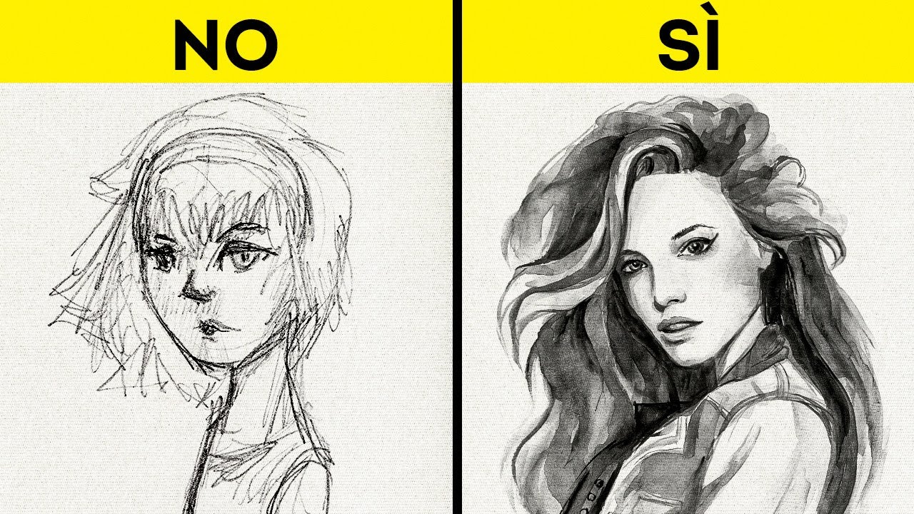 IDEE ARTISTICHE PAZZESCHE e TECNICHE DI DISEGNO PER PRINCIPIANTI