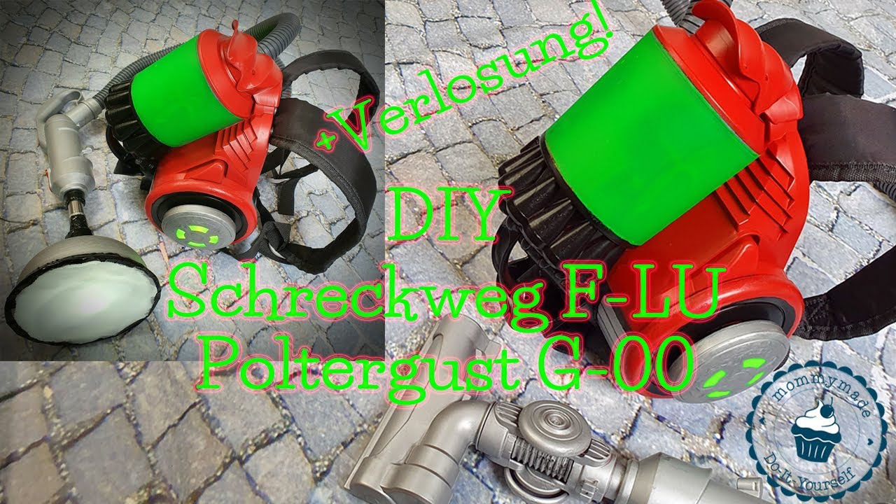 DIY Schreckweg F-LU | how to make Poltergust G-00 | DIY Tutorial | Luigi's Mansion 3 | mommymade