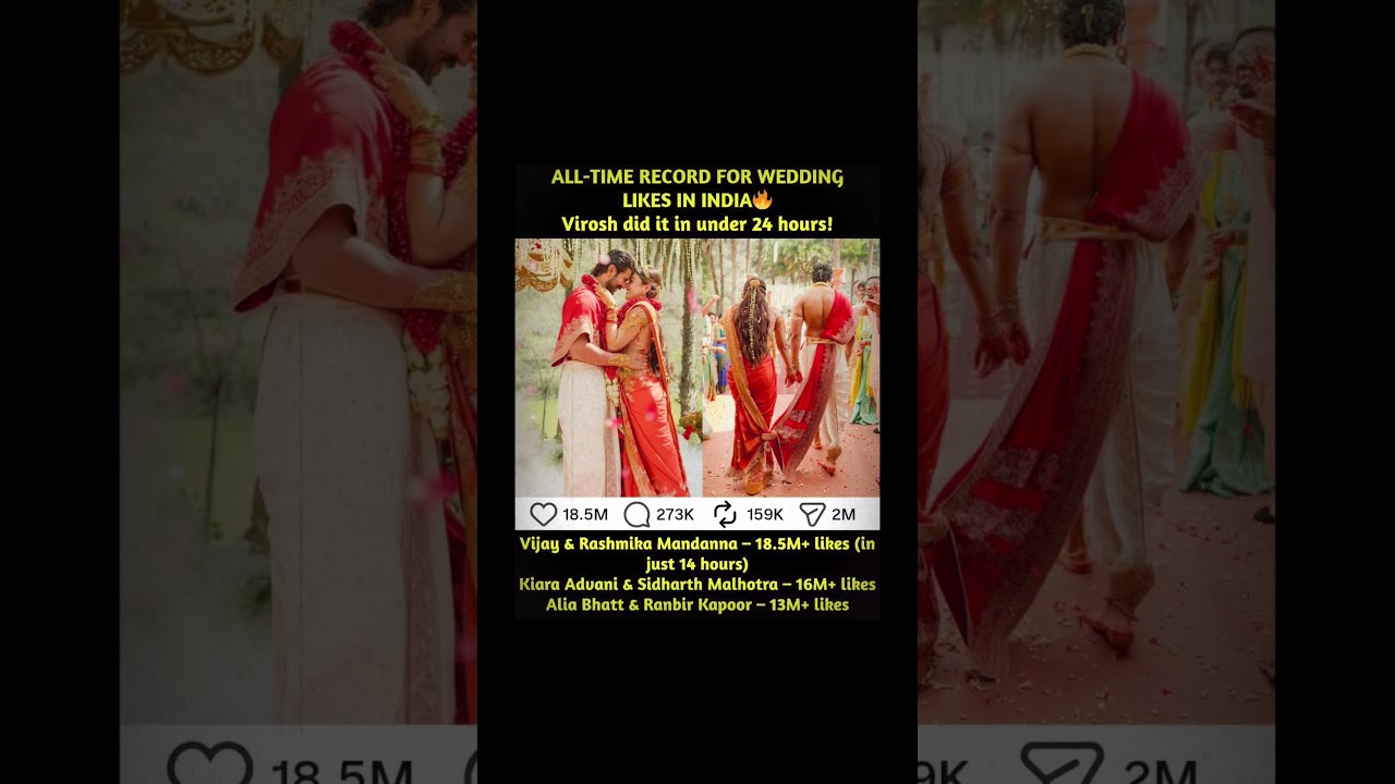 Vijay Deverakonda and Rashmika Mandanna's Wedding Post Becomes Most Liked in India