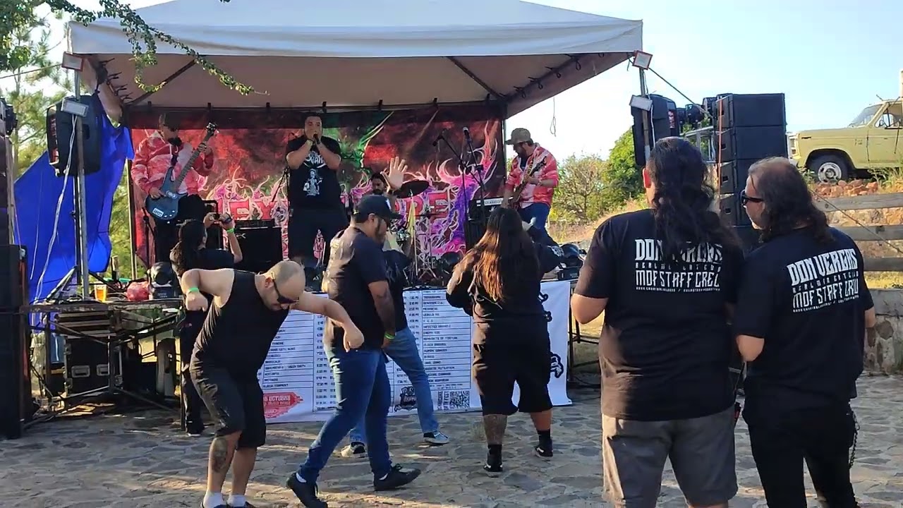 Dismembered pig -Mexxxicore Death Fest Open Air 2022.