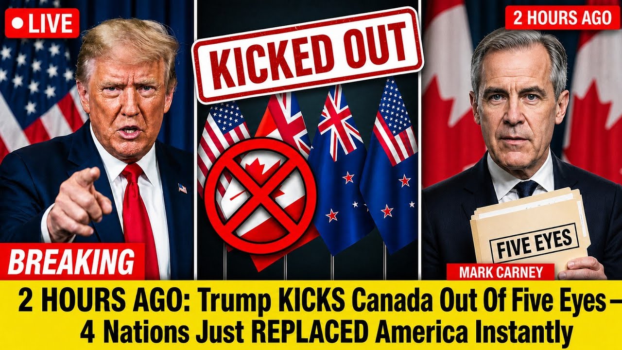 2 HOURS AGO: Trump KICKS Canada Out Of Five Eyes &mdash; 4 Nations Just REPLACED America Instantly
