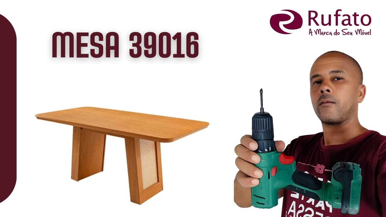 MONTAGEM  DA MESA 39016 CAROLINA RUFATO MÓVEIS