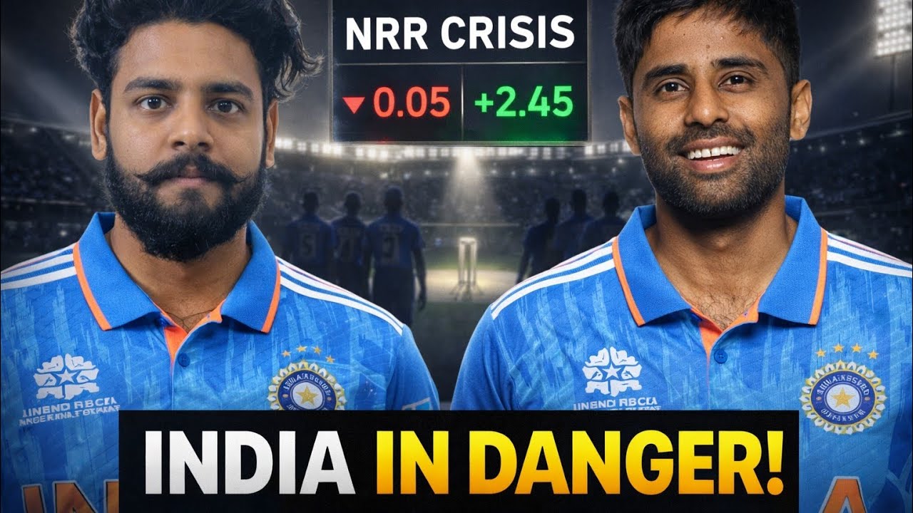 “NRR CRISIS! 😱 India’s Semi-Final Dream in BIG Danger | Must Win by HUGE Margin!”
