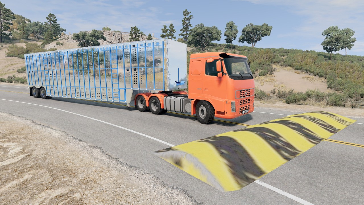Trucks vs SpeedBump