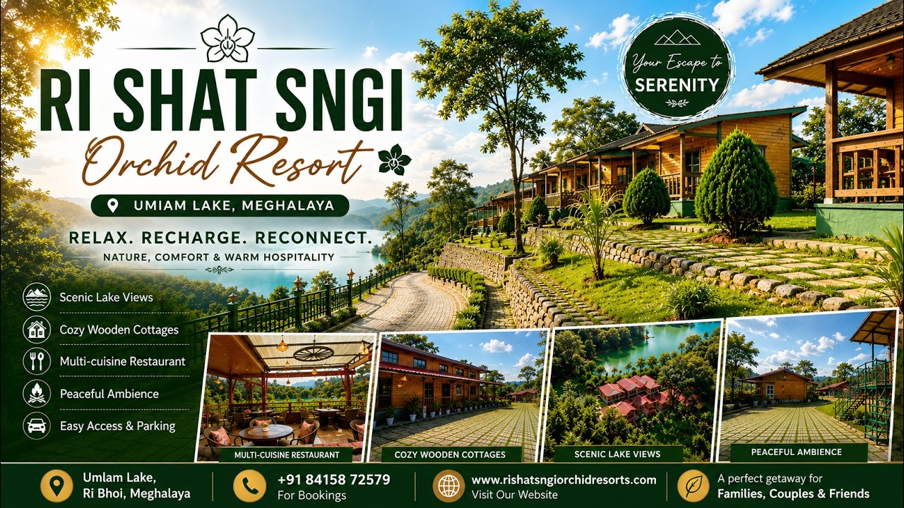 RI SHAT SNGI Orchid Resort: A Lakefront Resort | Meghalaya