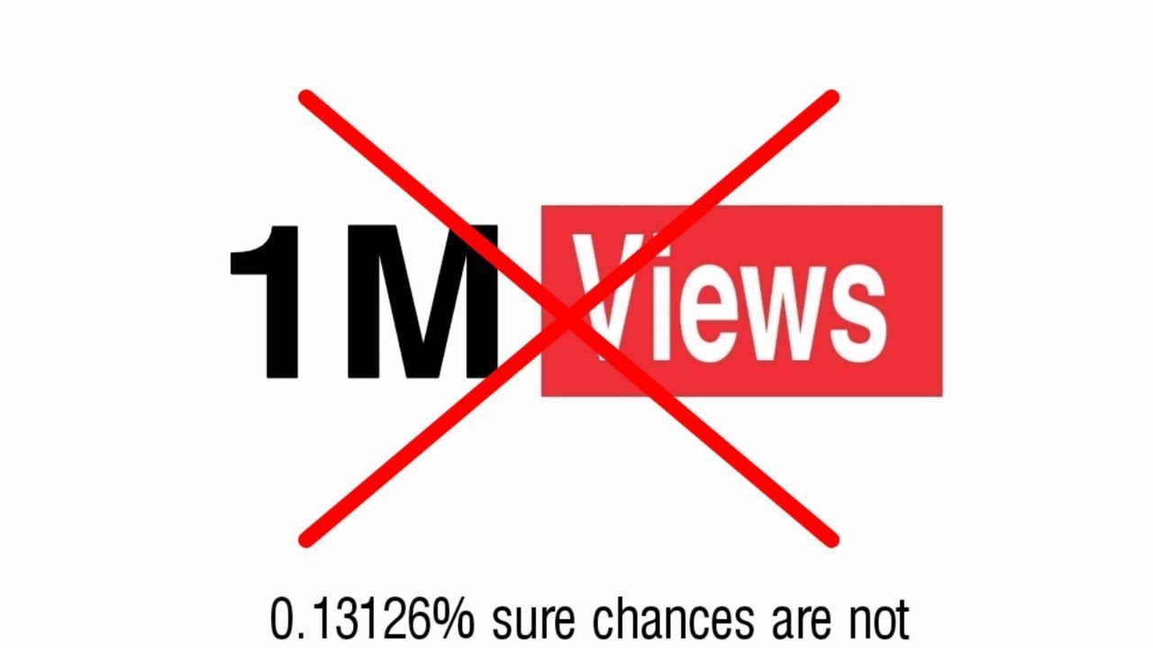 This video won't get 1 MILLION VIEWS
