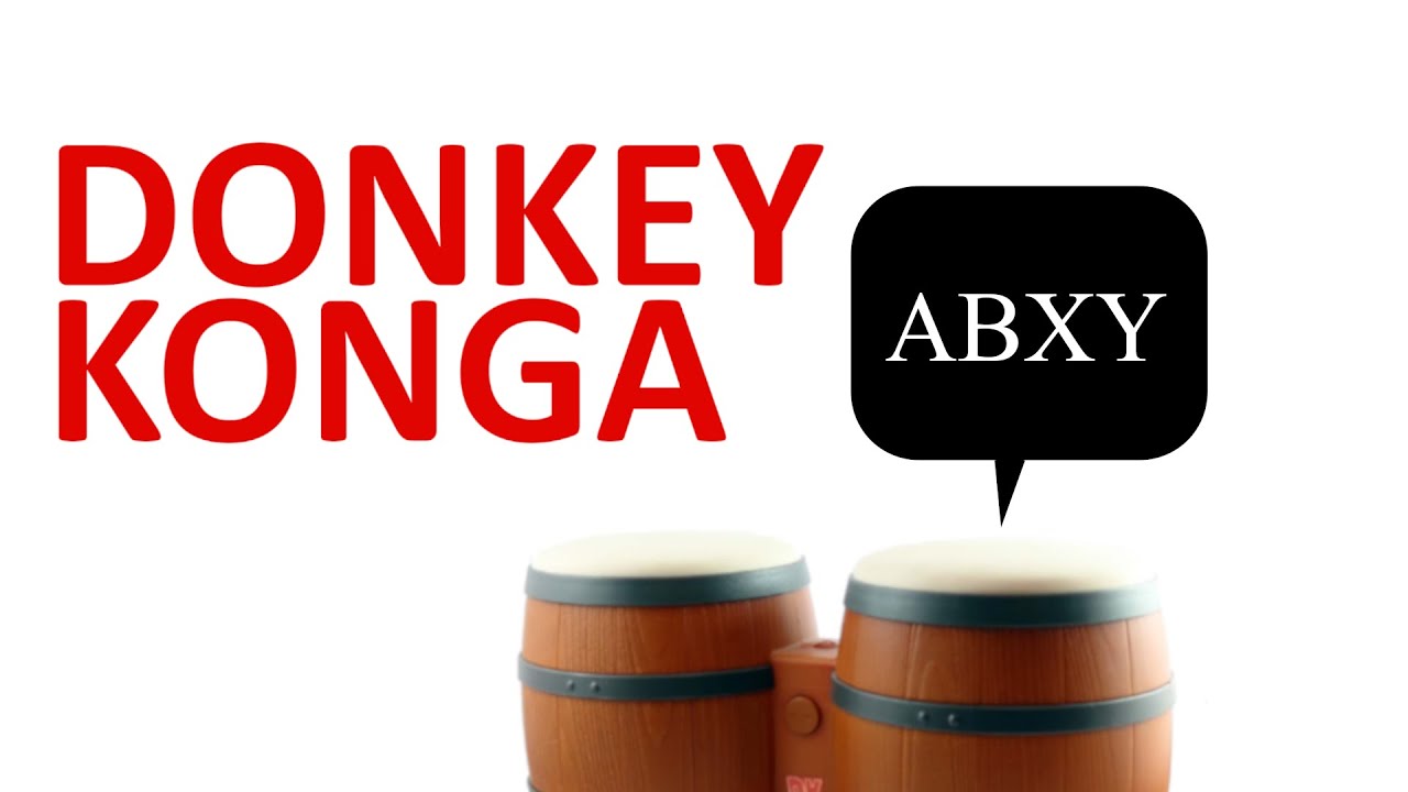 Название этого видео было напечатано с помощью Donkey Kong Bongos.