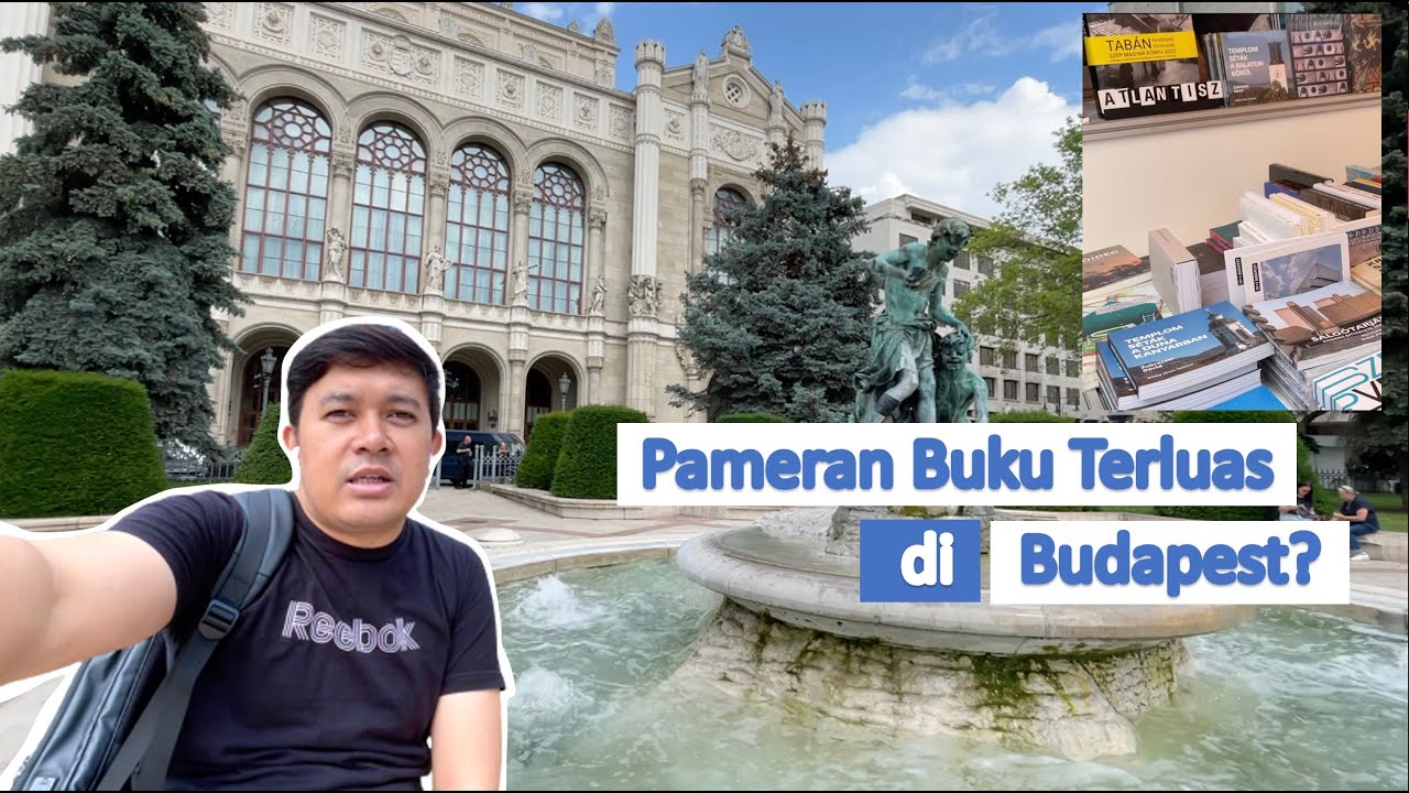 Pameran Buku Terbaik di Era Digital 2023 | Budapest Hungary - Book Shopping | STUDY VLOG 19