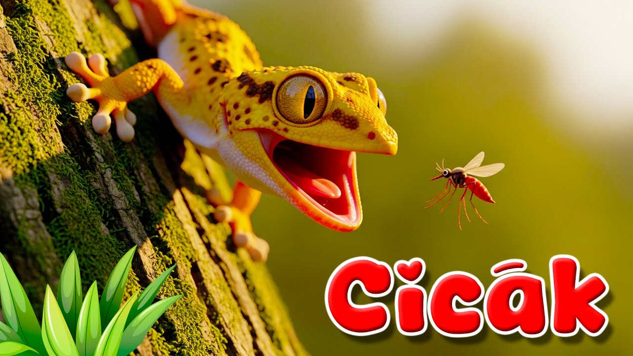 Cicak di Dinding 🦎 | Lagu Anak Kartun Animasi | Lagu Anak Indonesia Populer