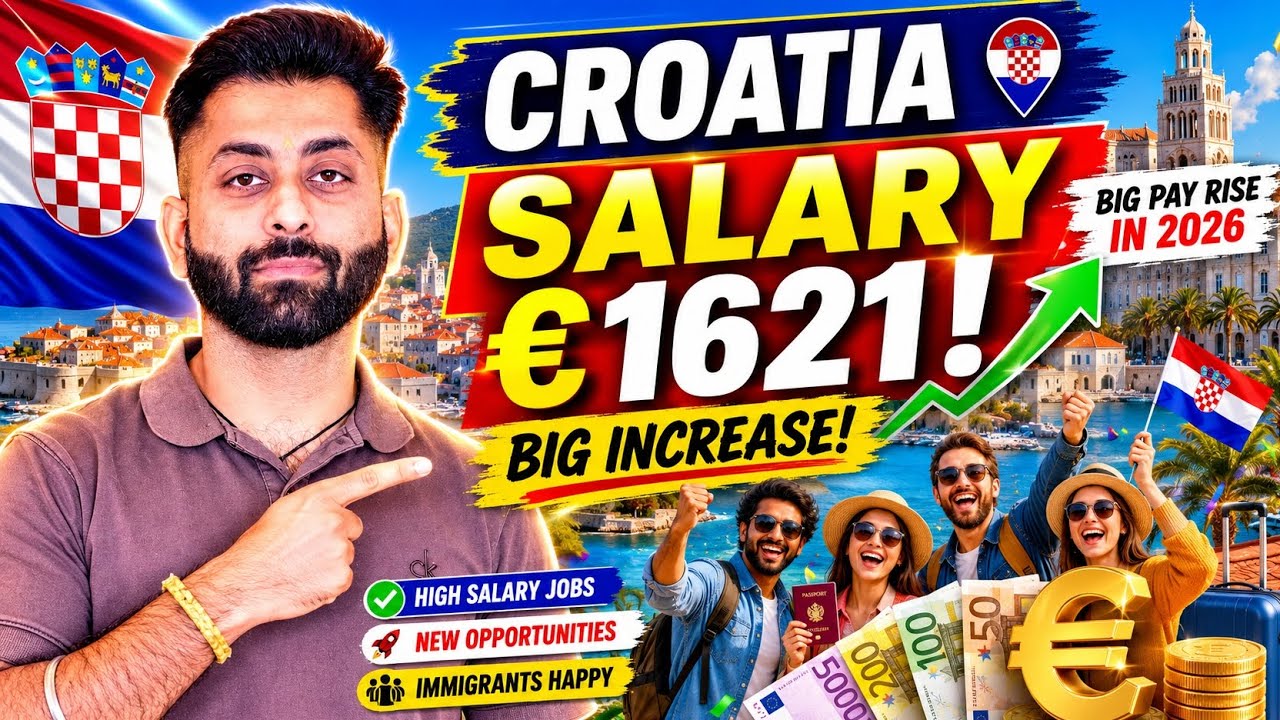 Croatia 🇭🇷 Salary Increase 🤑&euro;1621 | Croatia New Update|