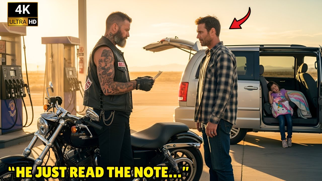 Single Dad Handed a Biker a Crumpled Note–What He Read Made the Hells Angels Ride Out