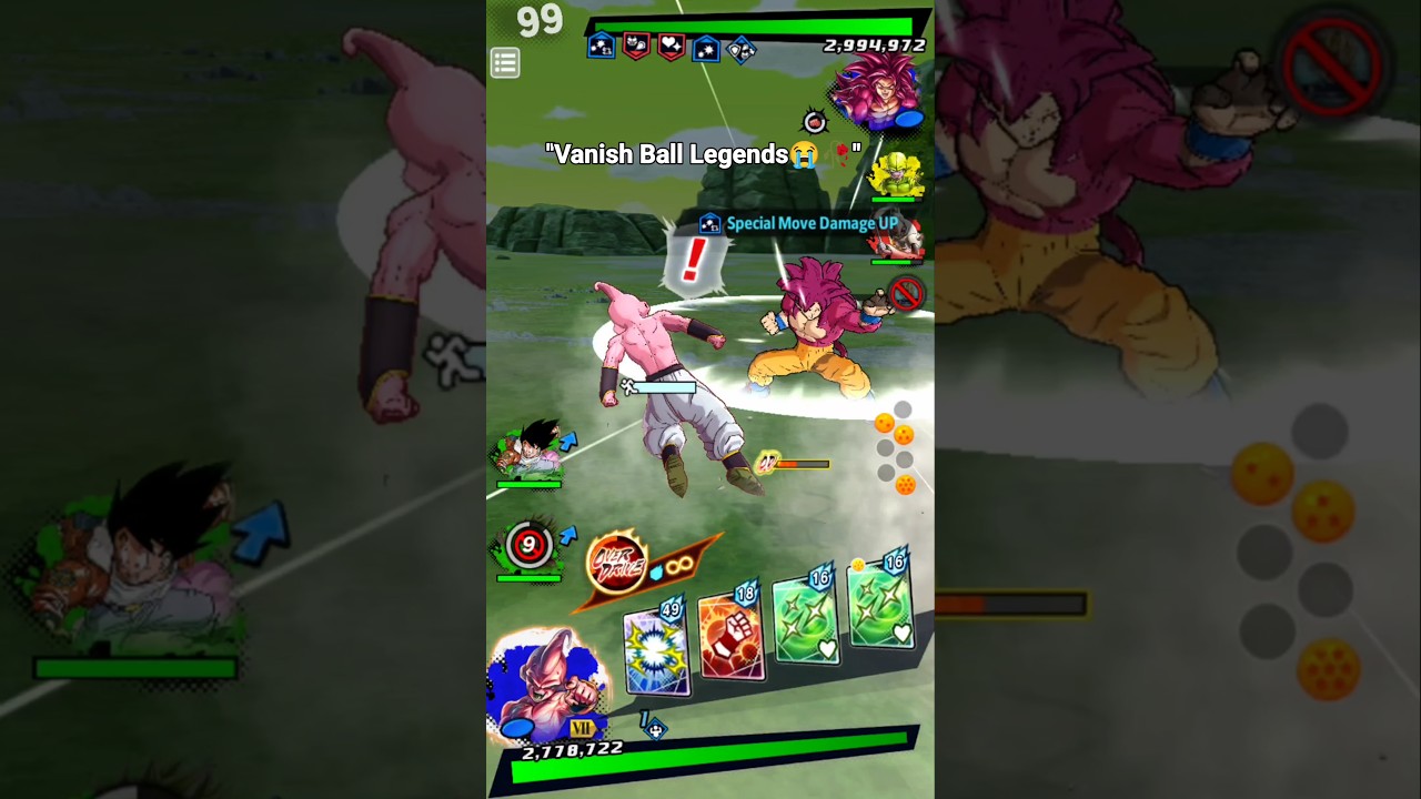 "Welcome Back To Vanish Ball Legends😭💔" (Dragon Ball Legends) 