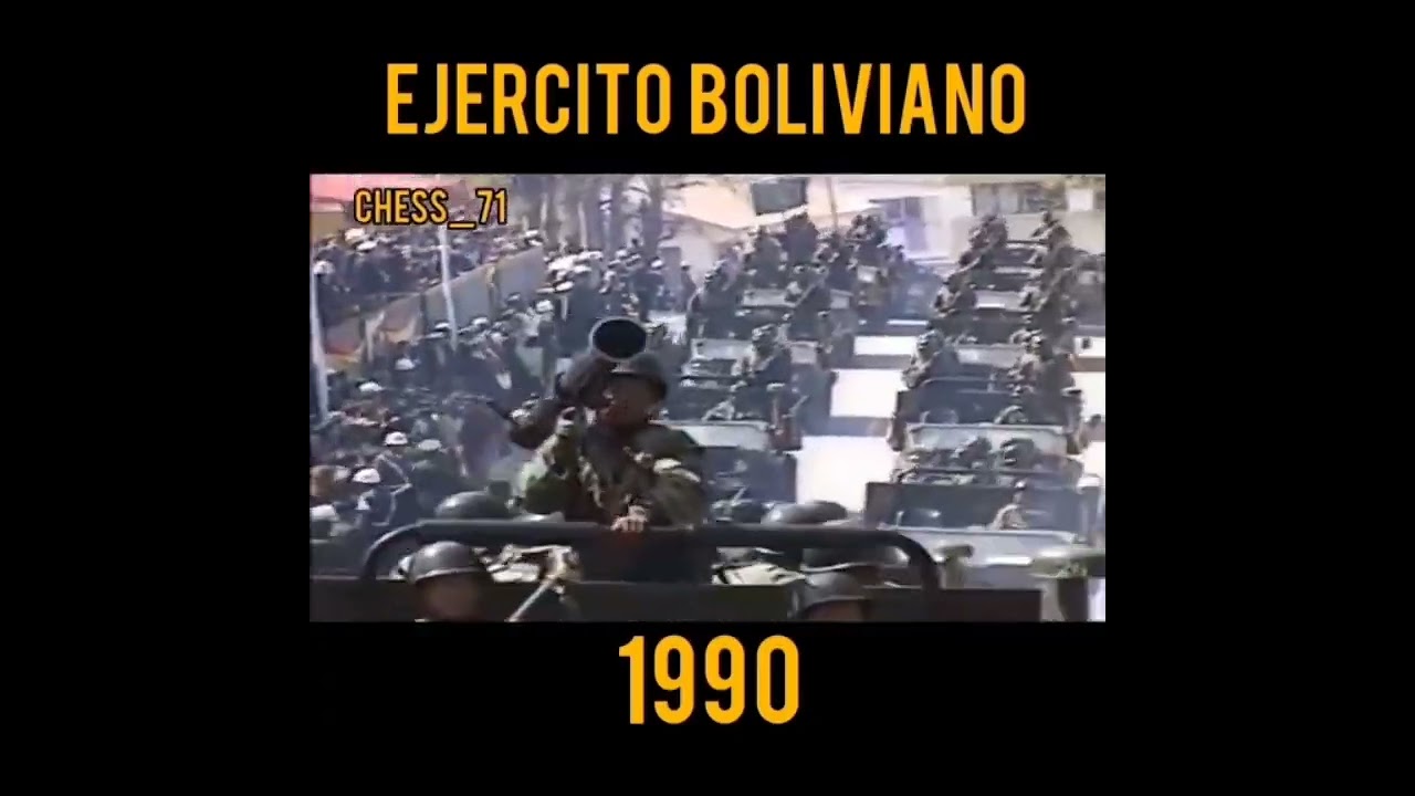 ej&eacute;rcito de Bolivia a&ntilde;o 2023 vs 1920 #ffaa #militar #bolivia #ejercito