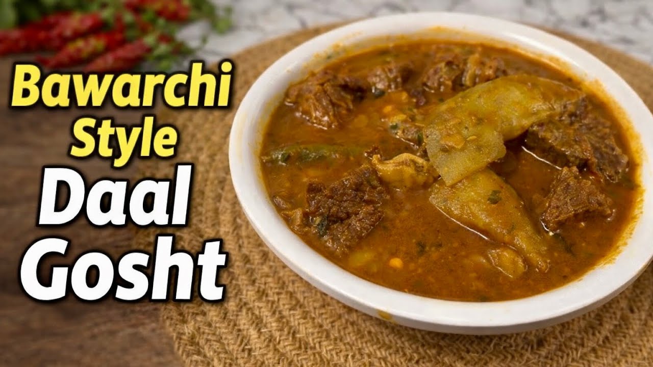 Bawarchi Style Mutton Dal Gosht Recipe ❤️ | Dalcha Recipe | Mumbai Ka Famous Dal Gosht Recipe 