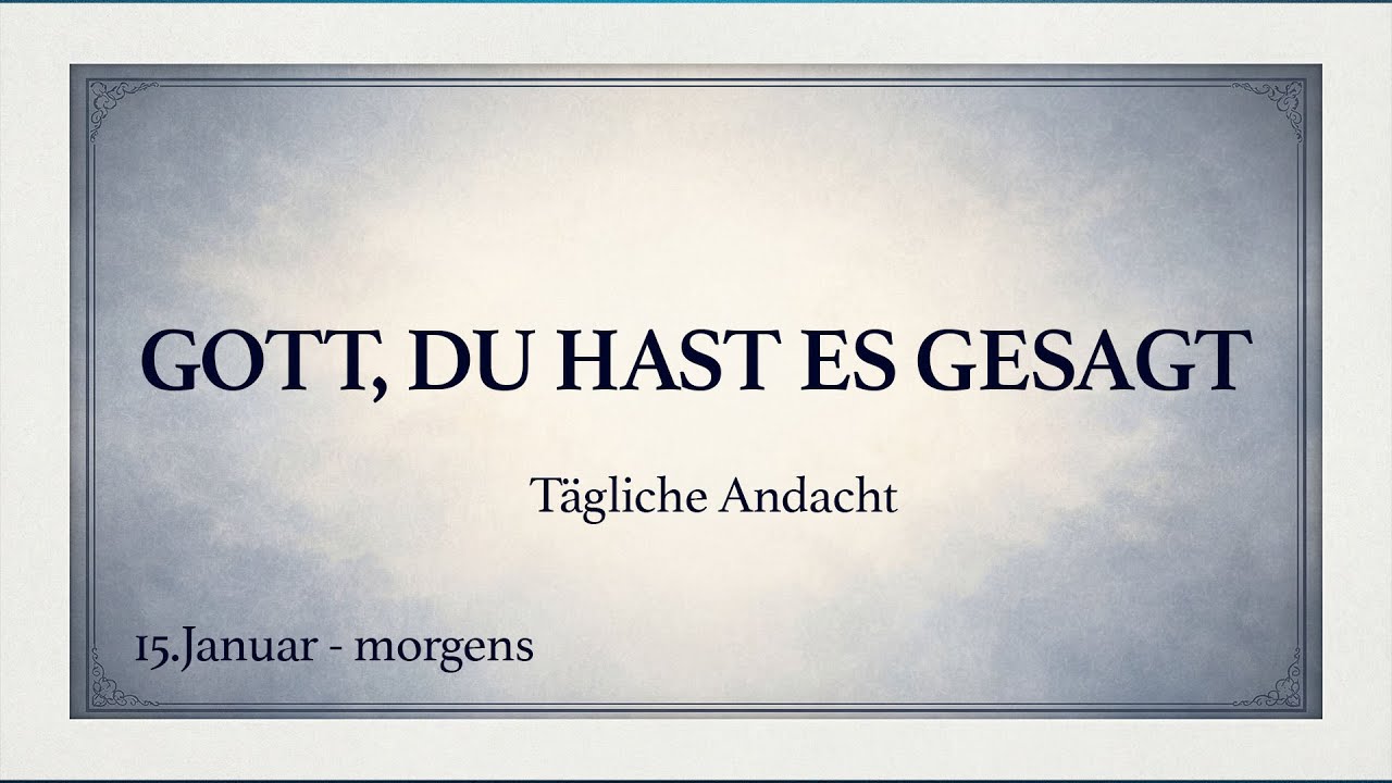 Gott liebt dieses Gebet | Spurgeon Andacht (deutsch)