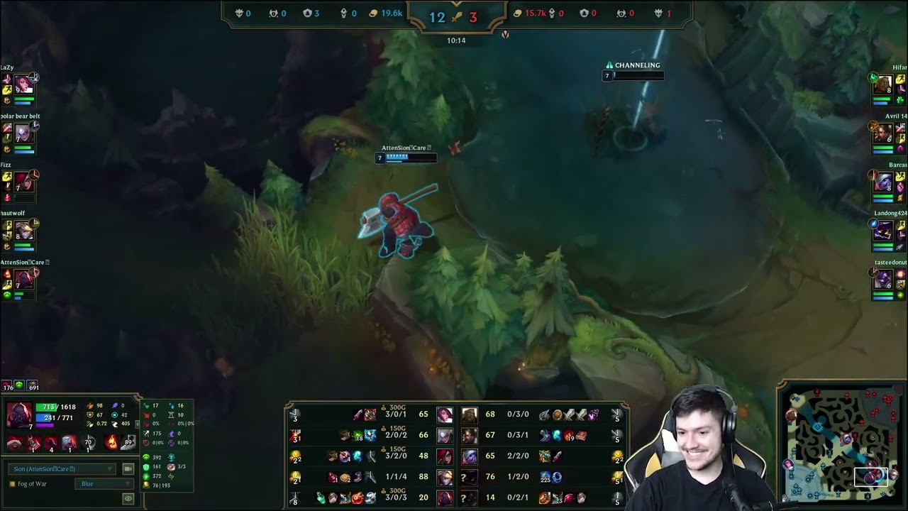 Support Sion with Guardian + Despair in low Emerald