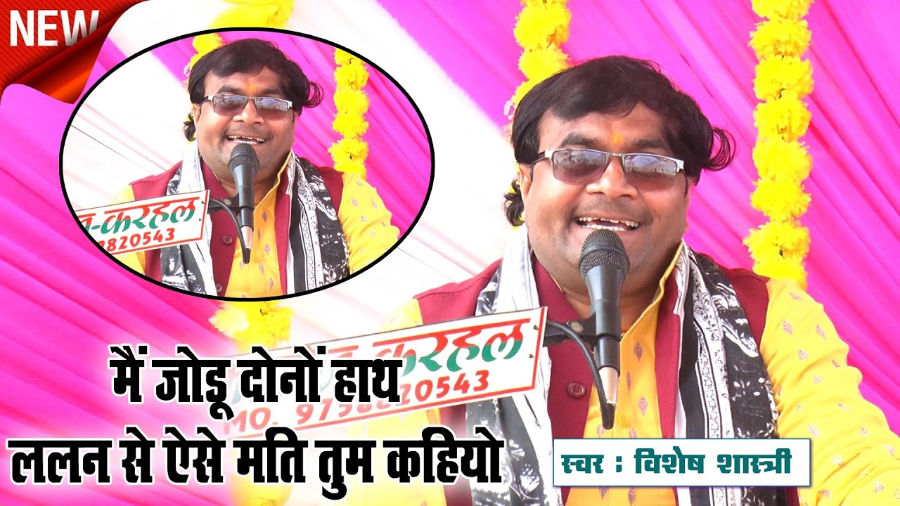 एक और नया भजन पेश है आपके सामने // मैं जोडू दोनों हाथ ललन से ऐसे मति तुम कहियो ~~#vishesh_shastri