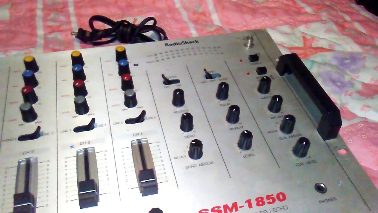 RADIO SHACK mixer ssm -1850