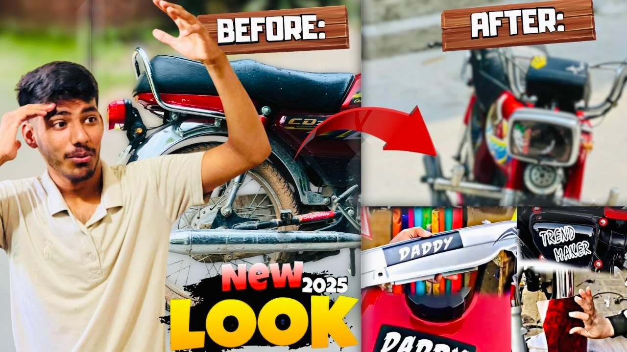 Honda cd70 2021 model for Modification ☠️ Restoration my old bike 💀 🔥New look🔥 | Before 🤢 After ☠️ |