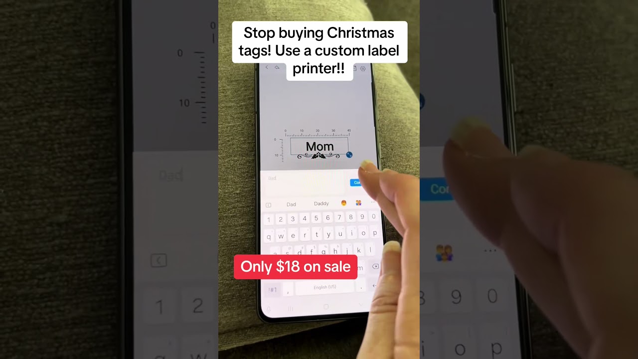 Perfect for Gift Labels! #labelmaker #printer #organizedhome #christmas