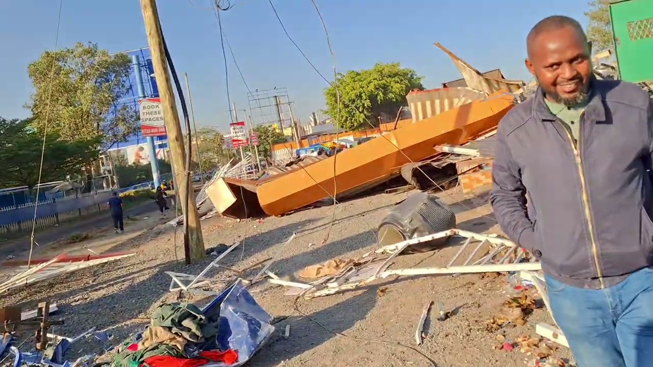 Wamatangi ,s busness property demolished....
