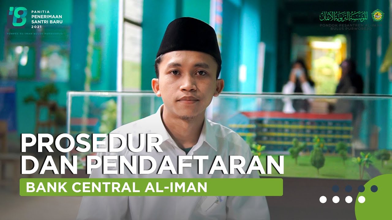 PROSEDUR DAN PERATURAN BANK CENTRAL AL IMAN | AHMAD TOHIR
