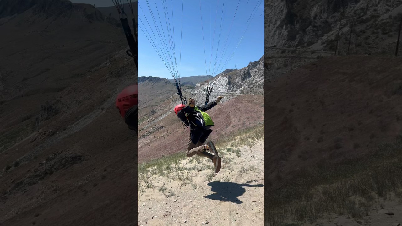 How paraglide pilots look when they speedfly 