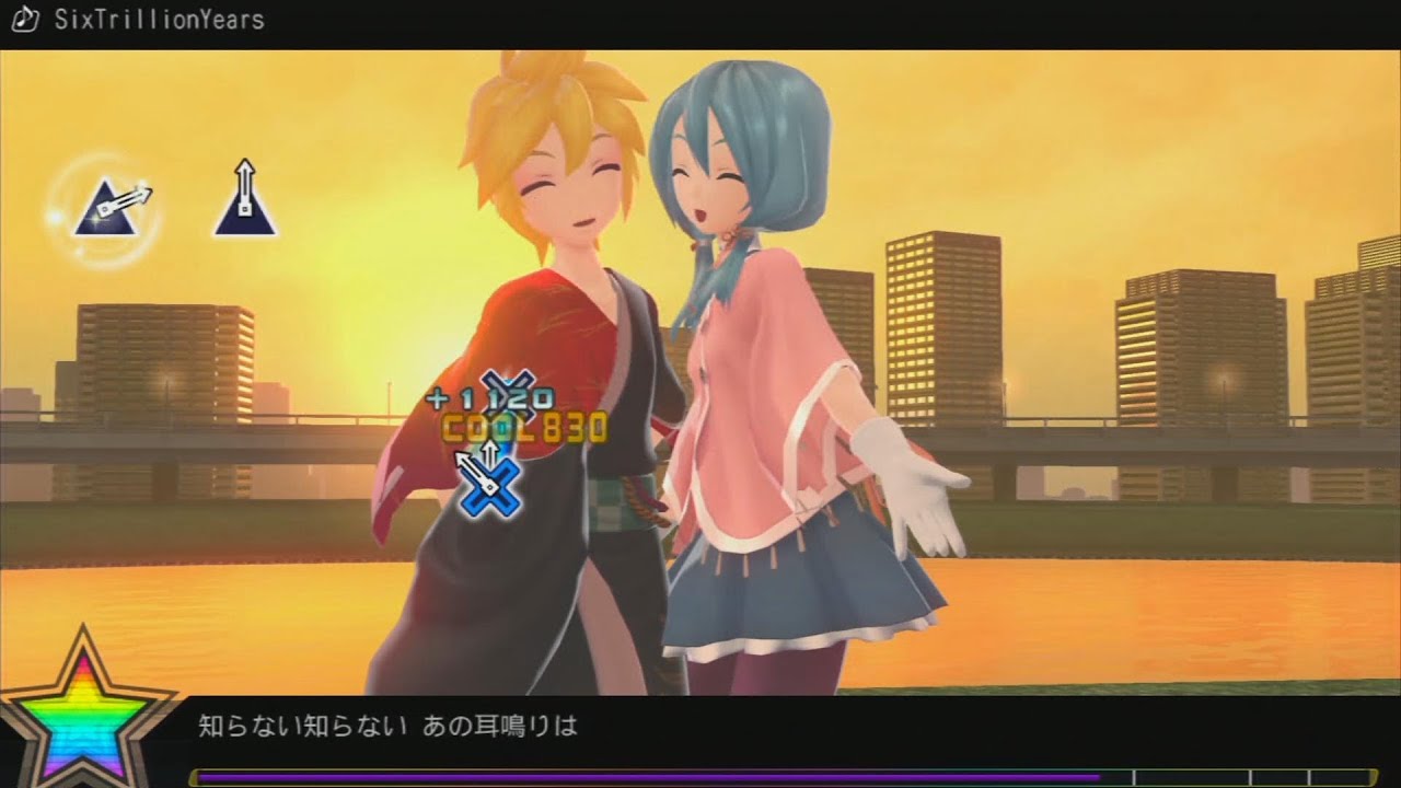 【Project Diva F ENGLISH】【9.5★】 Six Trillion Years And Overnight Story PV+Notes Edit
