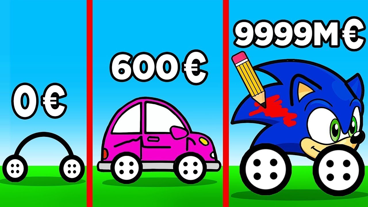 Dessiner LA VOITURE LA PLUS CHÈRE DU MONDE