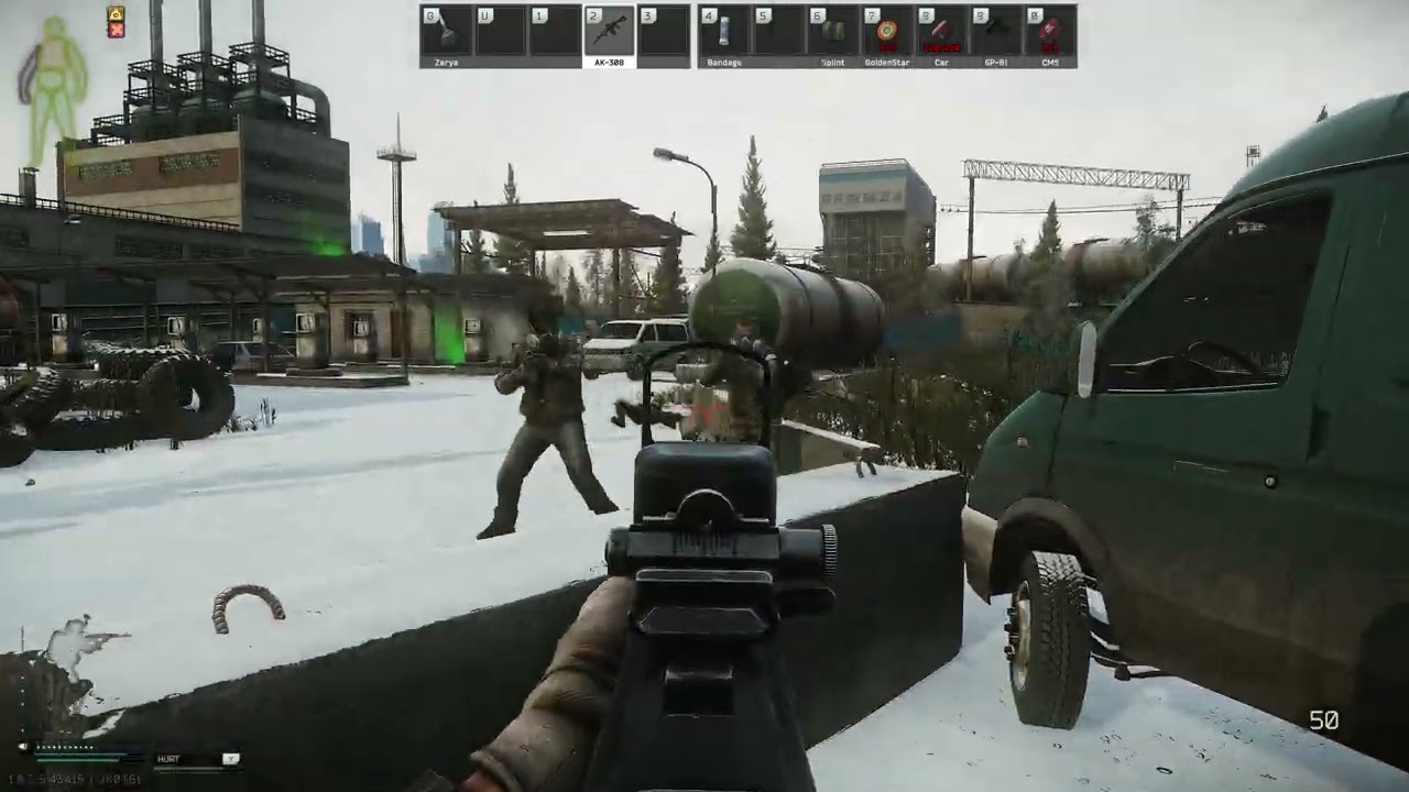 Meeting with scavs in Old Gas - Escape From Tarkov - PvP