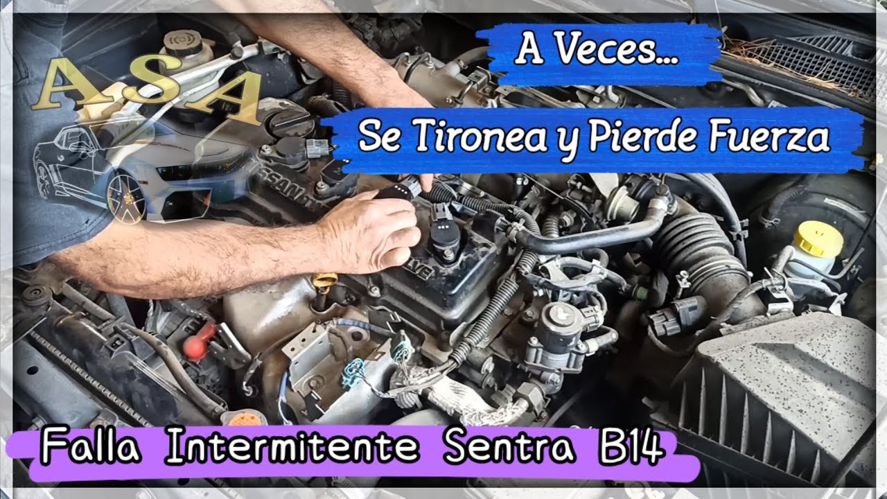 Se Jalonea y Pierde Fuerza Falla intermitente Nissan Sentra Bobina