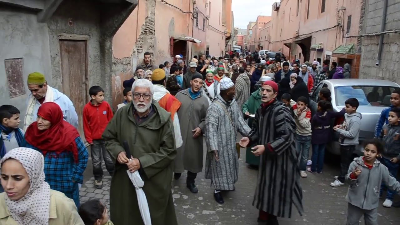 Moussem Hmedcha, Kharga Zaouia l'Bouzaouia, Marrakech, 19. Jan. 2014