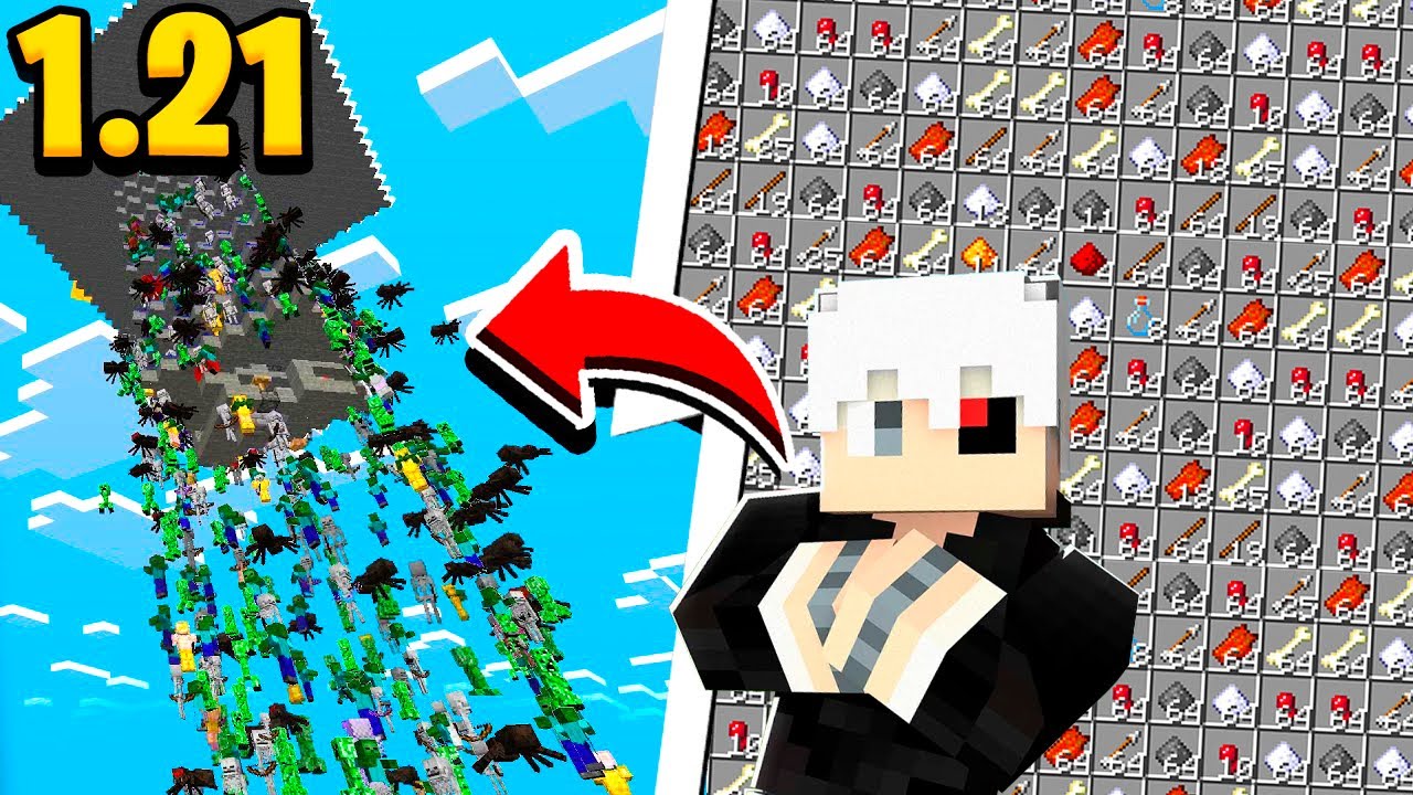 COMO FAZER uma MOBTRAP FÁCIL e EFICIENTE no MINECRAFT BEDROCK 1.21