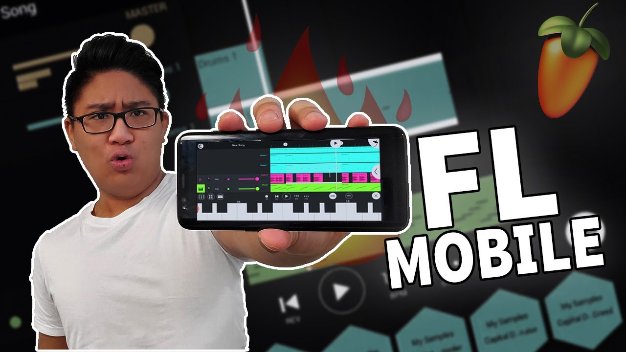 СОЗДАЕМ ЖЁСТКИЙ ТРЭП-БИТ С ПОМОЩЬЮ МОБИЛЬНОЙ FL STUDIO! (Видео битмейкинга FL Studio)
