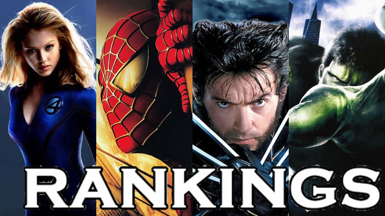 Pre-MCU/Non Disney Marvel Movies Ranked